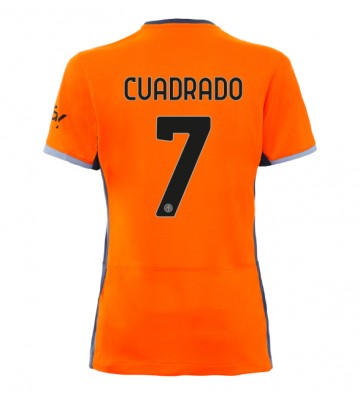 Inter Milan Juan Cuadrado #7 Koszulka Trzecich Kobiety 2023-24 Krótki Rękaw